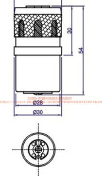 2PCS Replacement Cartridge Fit For Shure Beta58A Microphone Repair Parts