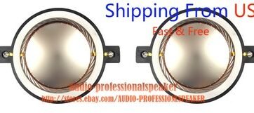 2PCS Diaphragm for Yorkville DE750, E2512, EF508, TX4, TX8, 7403 Driver 8Ohm US