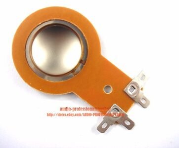 2pcs Foster/Fostex Titanium Dome Diaphragm 4 ohm N30,025N08, 025H27, 025H30