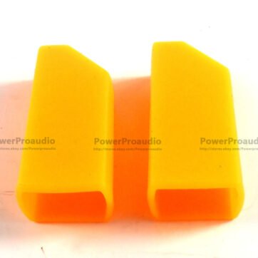 2x Silicone Bottom Sleeve for Sennheiser EW100G3 135G3 300G3 500G3 Yellow color
