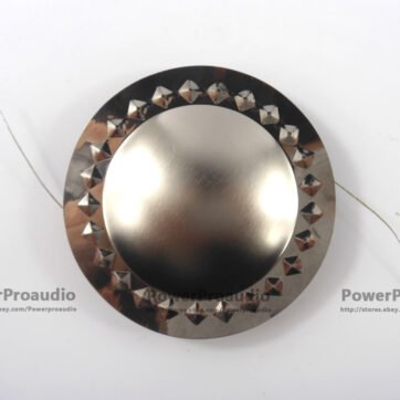 2 pcs 34.5mm  Diaphragm Titanium Voice coil 8 ohm 24.4mm Round Wire