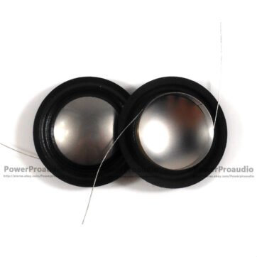 10PCS 25.5mm (1") silk+ Titanium Tweeters ASV voice coil Round Wire Both way