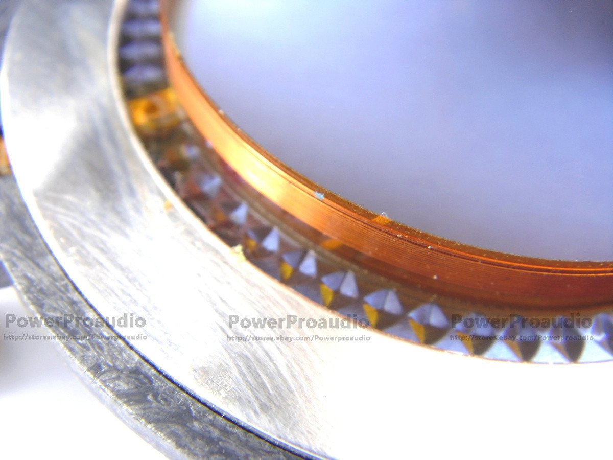 2 x 44.4MM Voice Coil Blue Film 44 Core Horn Tweeter Driver Diaphragm