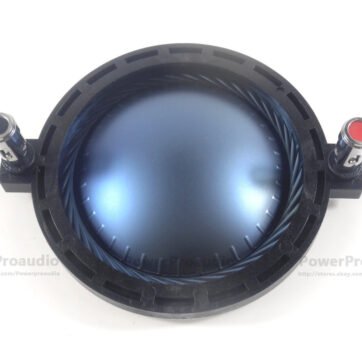 2x Aftermarke​t Diaphragm For B&C DE620 Driver  8 ohm  Blue Titanium Flat wire
