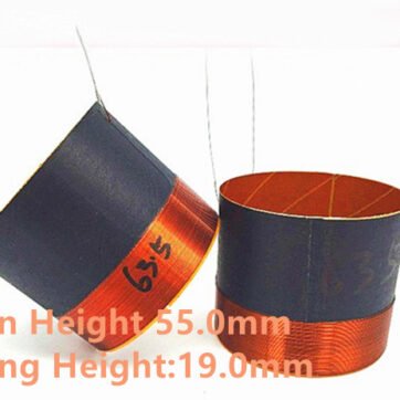 2PCS/LOT  NEW 63.5mm Round wire woofer / Bass speaker voice coil