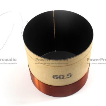 2x 60.5 mm Black aluminous woofer Bass loudspeaker speaker 8ohm voice coil