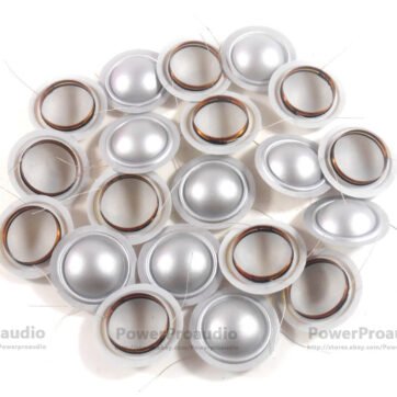 10x Silver Silk 25.4 mm 25 core  tweeter  voice coil 1 inch 8 ohm both side