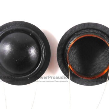 2pcs 19.4mm Black Silk diaphragm Speaker voice coil Repair 5 Ohm