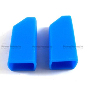 2x Silicone Bottom Sleeve for Sennheiser EW100G3 135G3 300G3 500G3 Blue color