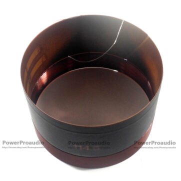 2PCS  114.5mm 8ohms 2F horn voice coil woofer bass speaker Fiber Glass  In/Out