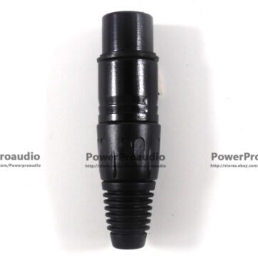 10PCS/LOT 3Pin Audio Microphone Cable Connector Male & Female MIC Black