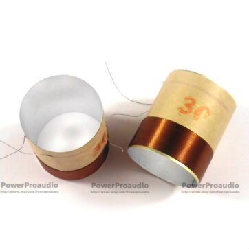 2x 30.5mm Voice coil Copper wire 8 Ohm For Loudspeaker Repair Tweeter 2layers