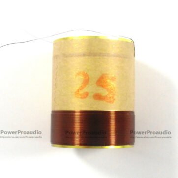 2pcs 25.5mm Voice coil Copper wire 8 Ohm For Loudspeaker Repair Tweeter 2layers