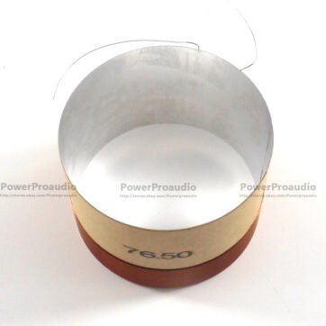 76.5MM Bass Voice Coil Woofer white Aluminum High Power For 15 inch Woofer