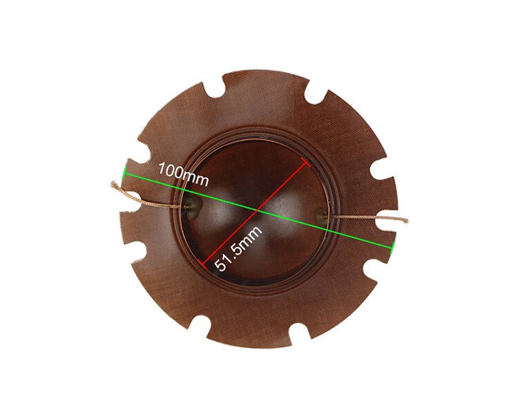 2pcs 51.5mm Tweeter Voice Coil 100W Broadcast Horn Tweeter Sound Film - 图片 2