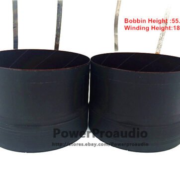 2 pcs High Quality  replacement  Voice Coil  75.5mm woofer loudspeaker 8 Ohm