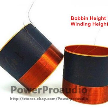 2 pcs replacement  Voice Coil  60.5mm woofer loudspeaker 8 Ohm