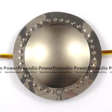 10 pcs /lot 44.4 mm 44.5mm Aluminium Flat Wire Dome Diaphragm Tweeter Voice Coil