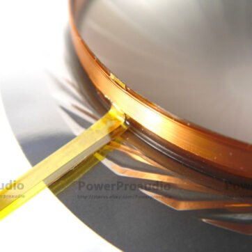 4pcs 1/32" 51.5mm speaker tweeters diaphragm drive voice coil Repair Kit