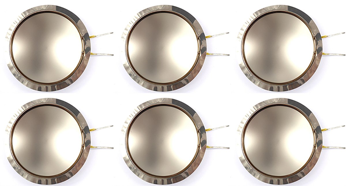 6PCS Replacement Diaphragm for JBL 2431,JBL 2431H VLA601, PD5200 driver 8ohm