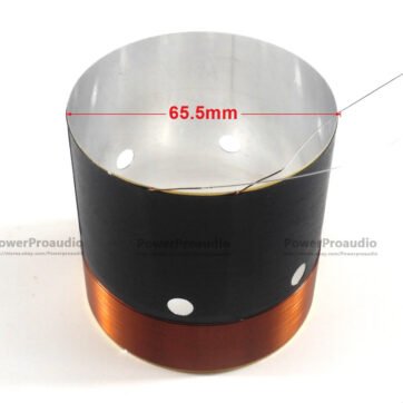 2pcs 65.5MM Bass Voice Coil Woofer white Aluminum High Power For 15 inch Woofer