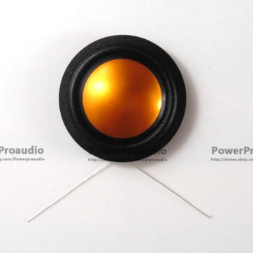 4PCS  25.4mm 25.5mm (1") silk+Gold Titanium Dome Tweeters voice coil Round Wire