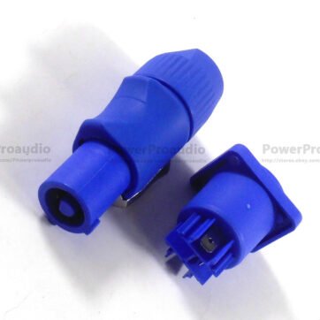 2pcs(1set) blue  20A AC Cable Connector Power adapter for  NAC3FCA PowerCon
