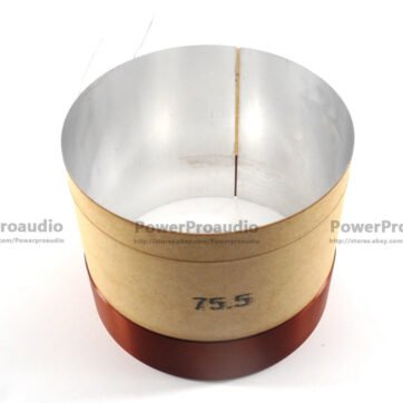 2Pcs (1Pair)75.5mm ASV Bass voice coil for MD Series Speaker 300w 8ohm