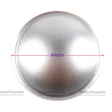 10pcs 64mm silver color Paper Dust Cap Replacement For SUBWOOFER/ BASS SPEAKER