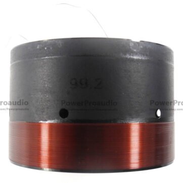 1pcs  99.2mm Black aluminum Bass voice coil Pure copper Round wire 6ohm 780-920W