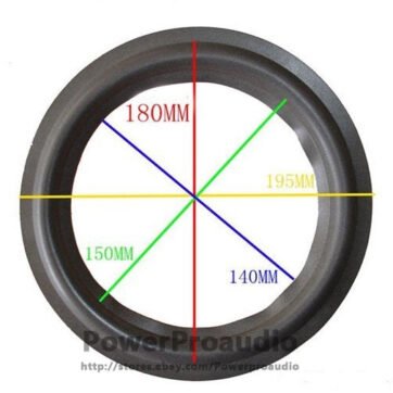 20 pcs 8" Speaker Foam Side 8 inch Speaker Foam  bass loudspeaker repair