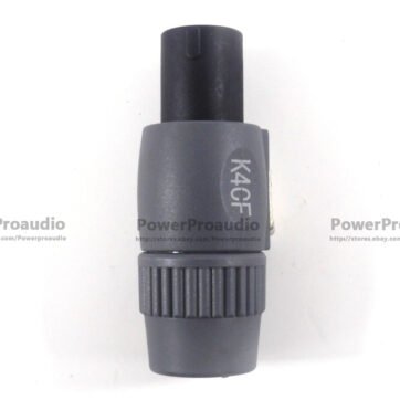 10PCS /LOT NL4FC Professional 4-core Speakon connector speaker plug Gray color