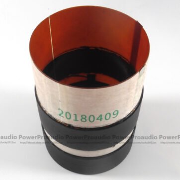 51.1mm  glass fiber pure aluminium flat wire double voice coil