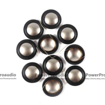 10PCS 25.4mm  Titanium Film + Silk Side Diaphragm 25 core Tweeter Voice Repair