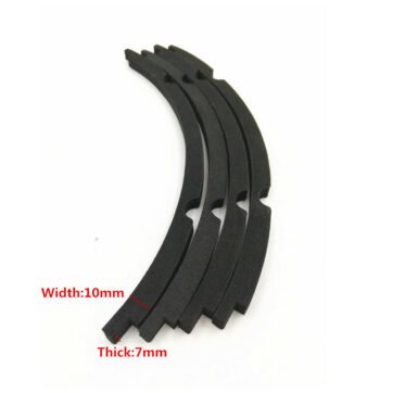 2 Sets 12 Inch Speaker EVA Gasket Foam Pad 8 Hole Crimp Bead Surround Repair