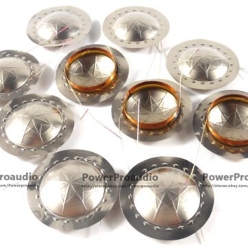 10 pcs 8 ohm Titanium dome Diaphragm Tweeters voice coil 25.5 mm ( 25.4mm )1inch