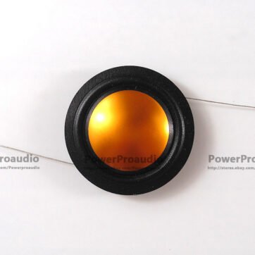 2pcs 25.4mm Voice Coil Tweeter Speaker Imported Gold Aluminum  1inch