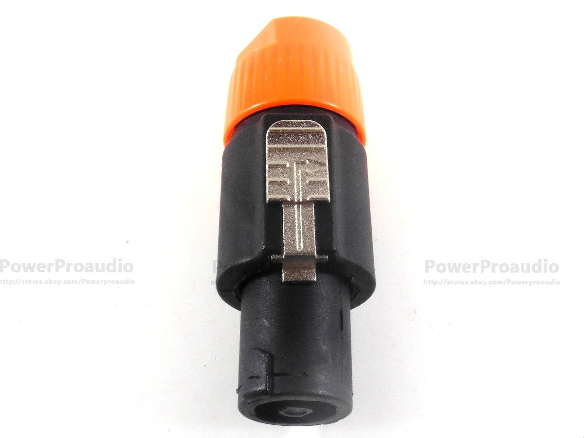 10PCS /LOT NL4FC Professional 4-core Speakon connector speaker plug Orange color - 图片 3