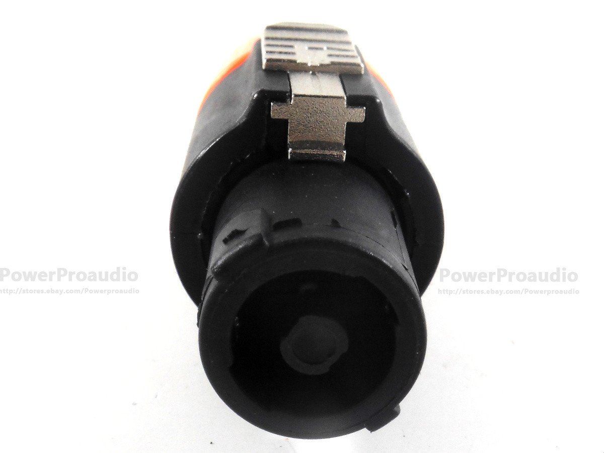 10PCS /LOT NL4FC Professional 4-core Speakon connector speaker plug Orange color - 图片 4