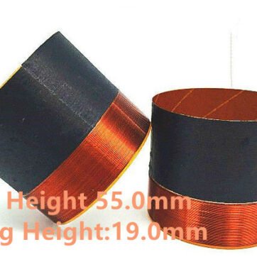 2PCS/LOT  NEW 63mm (2.48") Round wire woofer / Bass speaker voice coil