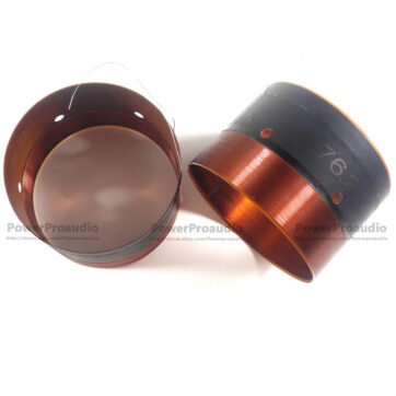 2pcs voice coil  76.2mm 3inch Speaker Repair Subwoofer 8OHM Speaker In and out