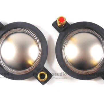 2PCS/LOT Aftermaket Diaphragm  44.4mm 1 3/4" 8 ohm Titanium With Binding post