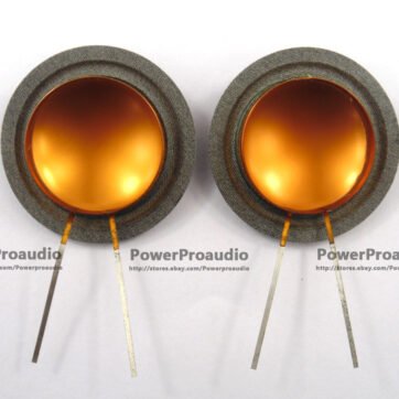 2pcs/lot Aftermarket 25.4 mm  tweeter diaphragm voice coil 1 inch Gold color