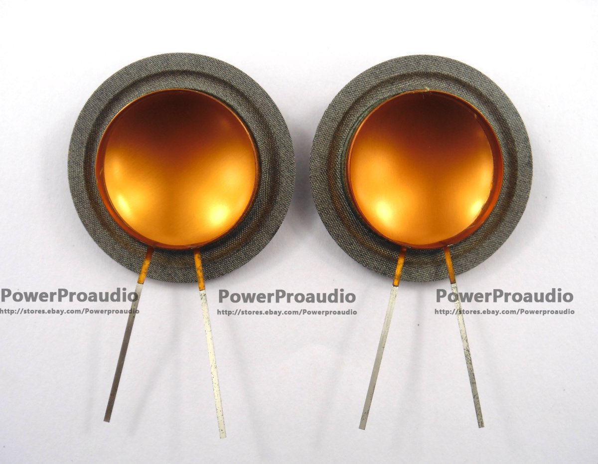 2pcs/lot Aftermarket 25.4 mm tweeter diaphragm voice coil 1 inch Gold color