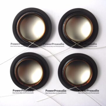 4 pcs Aftermarket 25.4 mm tweeter diaphragm voice coil,1 inch Silk+Titanium