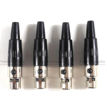 4pcs  XLR 3 Pin Male Plug MIC Microphone Audio Cable Connector fit for AKG