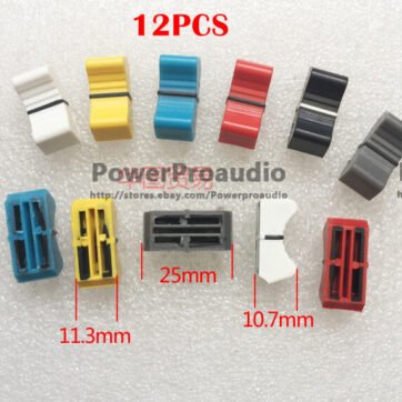 12pcs/lot Straight Slide Fader Knob Cap For Yamaha Allen & Heath Soundcraft