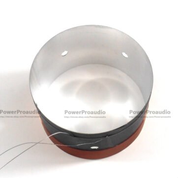 2pcs(1pair)  75.5mm White aluminum Bass voice coil Pure copper Round wire 8ohm