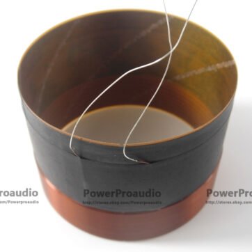 2PCS 75.0MM Audio Bass Speaker Voice Coil Subwoofer Woofer Sound 2 Layers