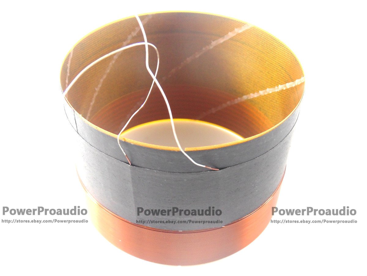 2PCS 76.0MM Audio Bass Speaker Voice Coil Subwoofer Woofer Sound 2 Layers